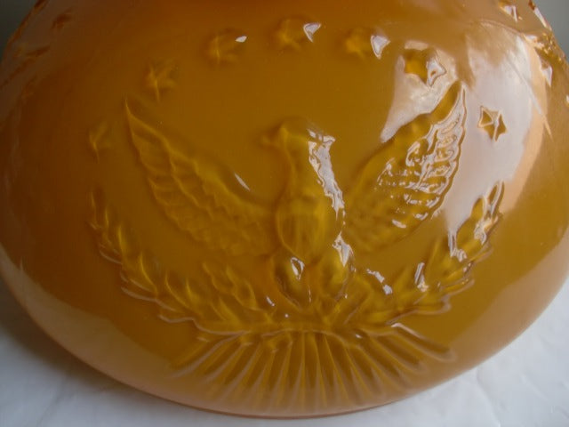 Patriotic Amber Eagle Student Shade with a Crimp Top