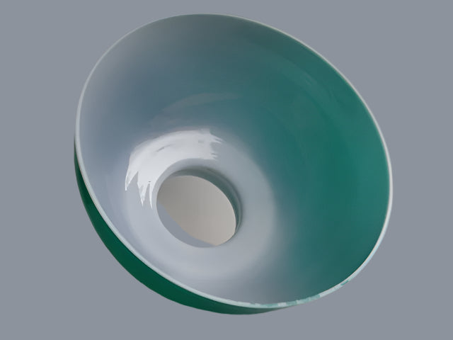 Forest Green Simple Student Shade with a 12" Fitter