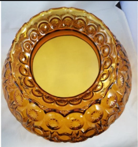 Amber Textured Shade w/ 14" Fitter **ONLY 1 LEFT**