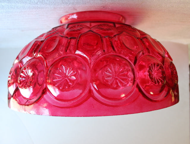 Cranberry Textured Shade 14" Fitter (ONLY 12 LEFT)