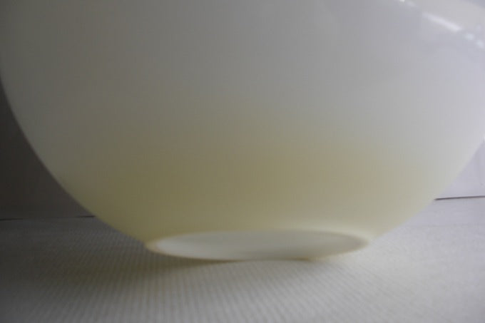 10" Opal Ball Shade with Tinted Yellow Top & Bottom