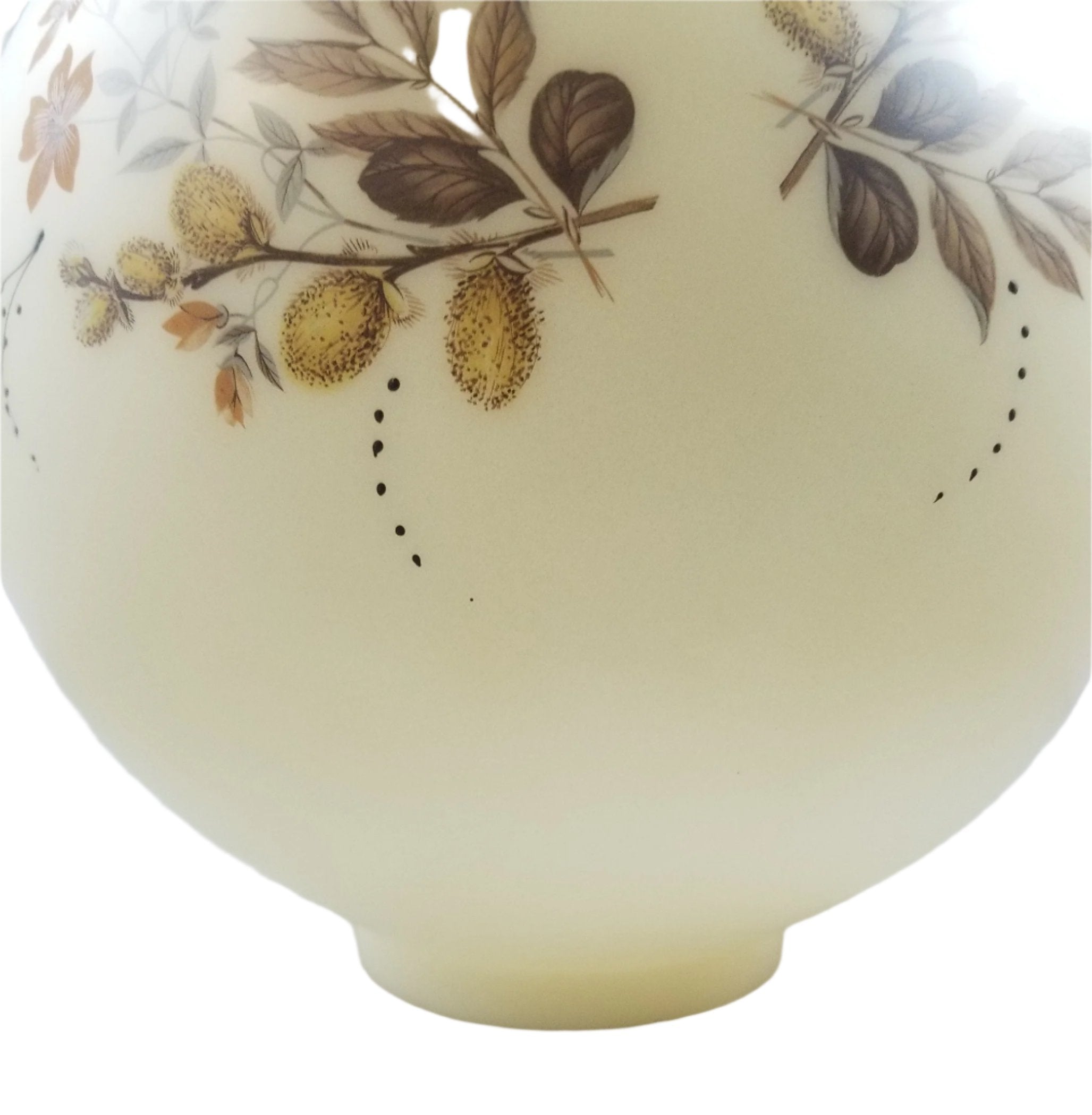 10" Decorative Peach Satin Mist Ball Shade