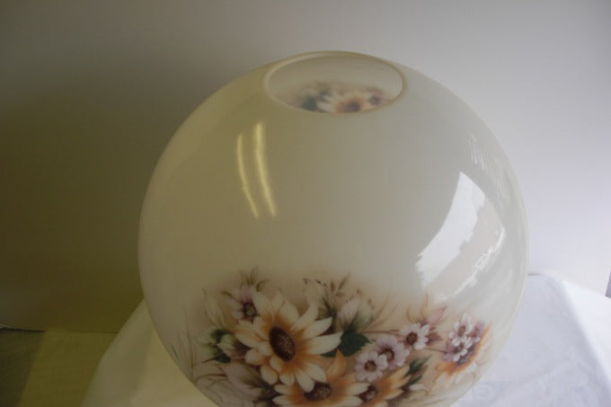 12" Decorative Antique Gold Daisy Ball Shade **ONLY 1 AVAILABLE**