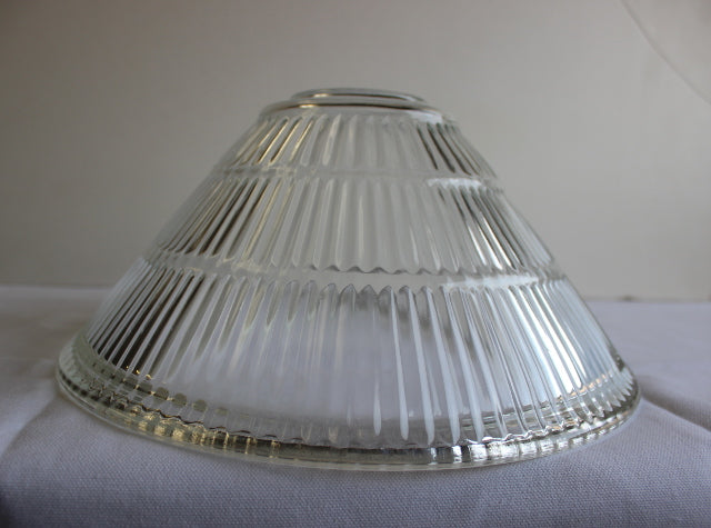 Prismatic Cone Shade 12" Clear with 1-5/8" hole