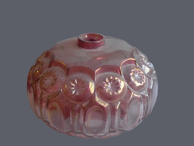4-1/2" Cranberry Decorative Fount