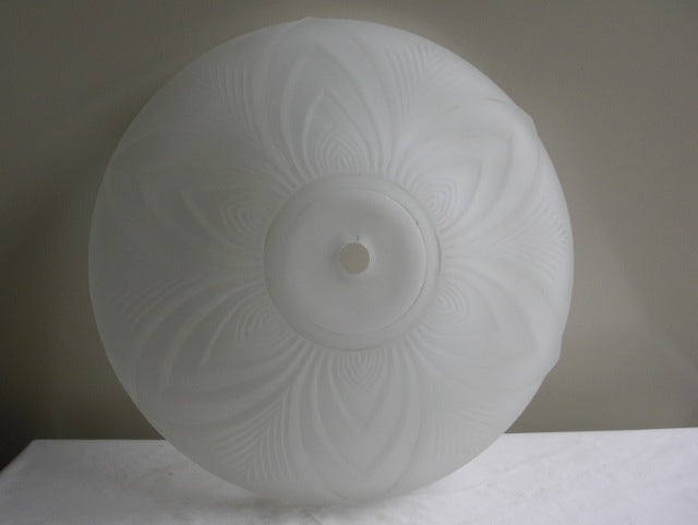 10-1/4'' Etched Frosted Glass Fixture Shade