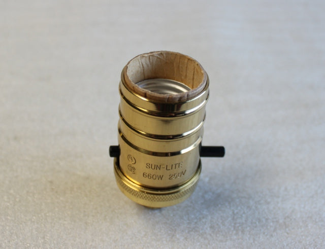 Push Through Solid Brass Heavy Duty Socket