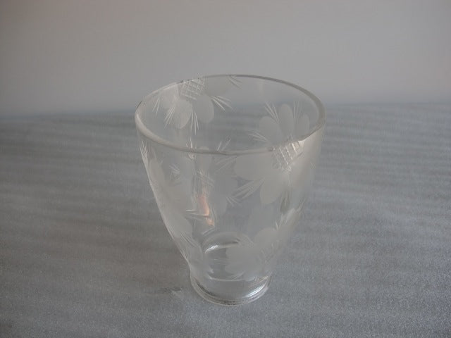 Lead Glass Crystal Shade 5" height