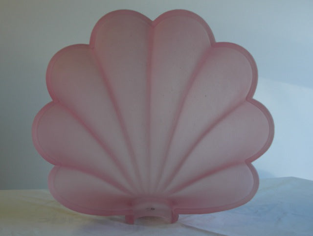Pink Frosted Floral Shade with a U shaped 2-1/4" fitter