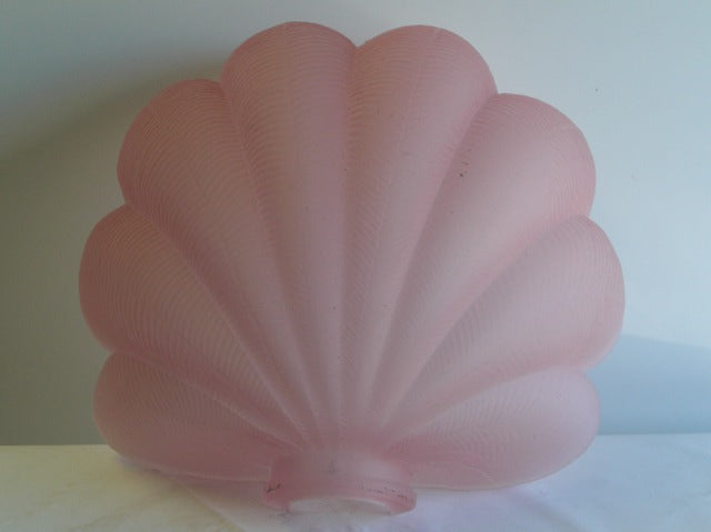 Small Pink shell fixture shade