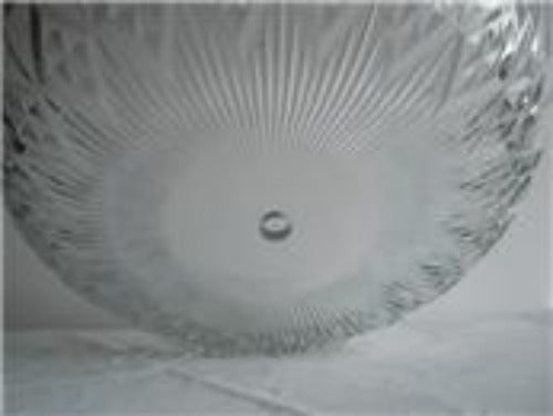 10-1/4"dia Cut Glass Dish