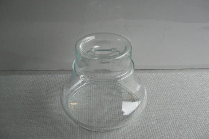 SPECIAL SALE: Glass Chimney Holder, 4-1/2"wide 3-7/8"ht
