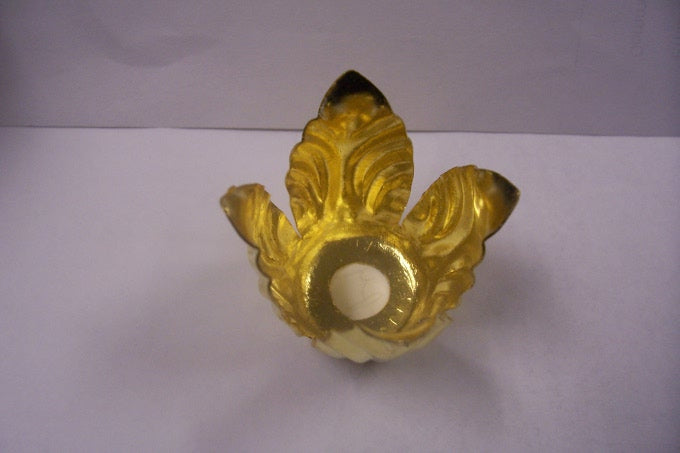 Brass Leaf Hardware Husk