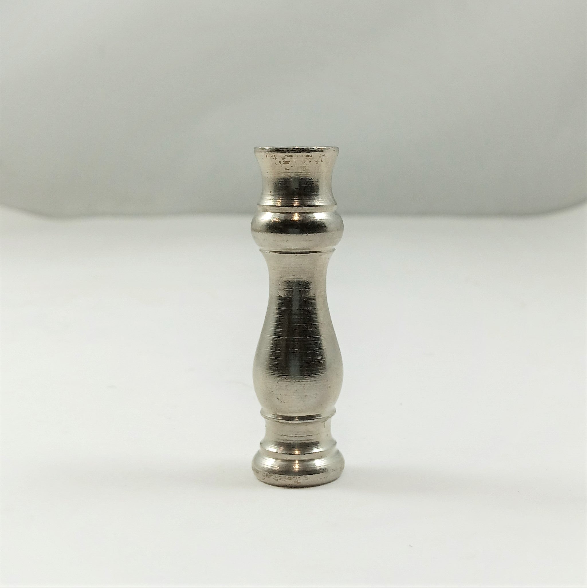 2-1/4" Nickel Plated Turned Brass Neck Tapped 1/8 IPS