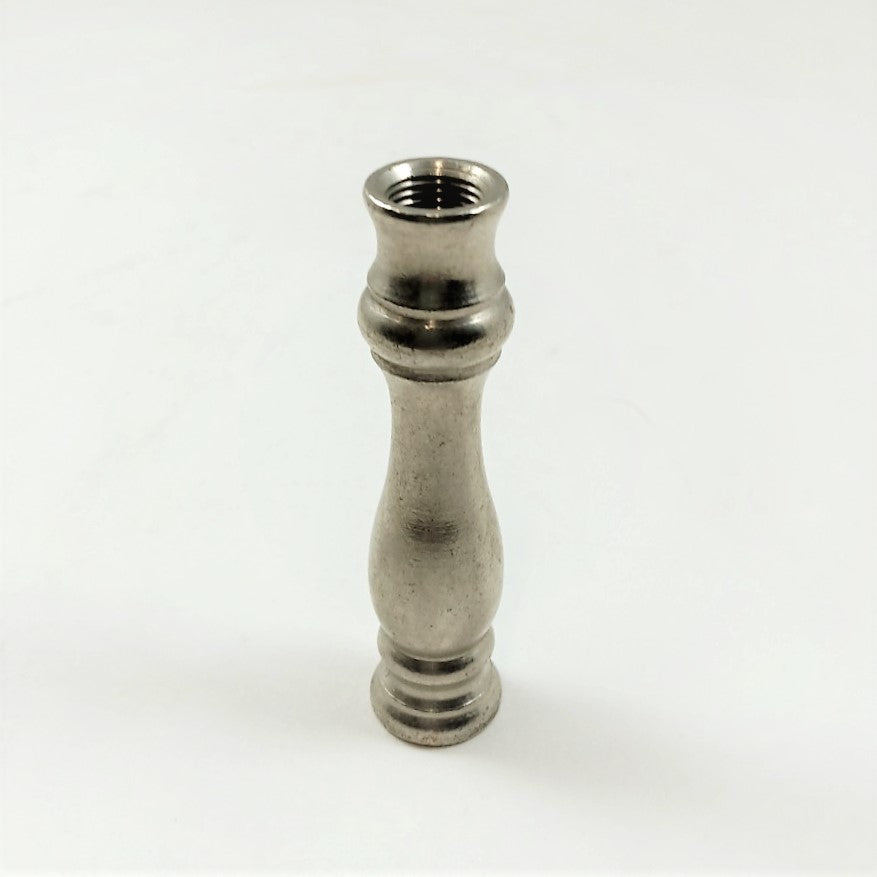 2-5/8" Nickel Plated Turned Brass Neck Tapped 1/8 IPS