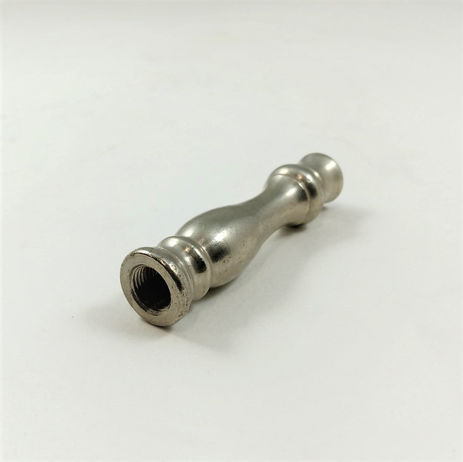 2-5/8" Nickel Plated Turned Brass Neck Tapped 1/8 IPS