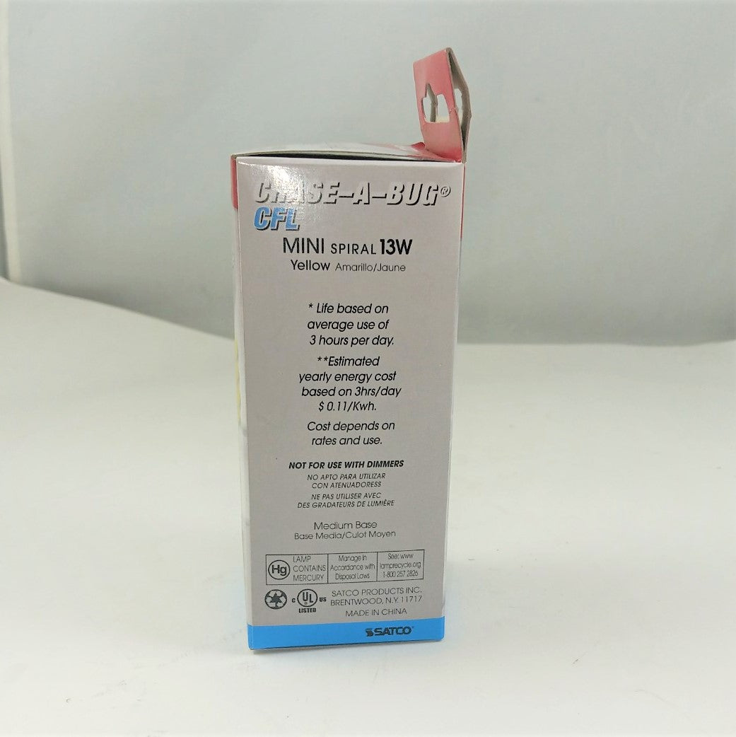 13W CFL Chase-A-Bug Medium Base Mini Spiral Bulb