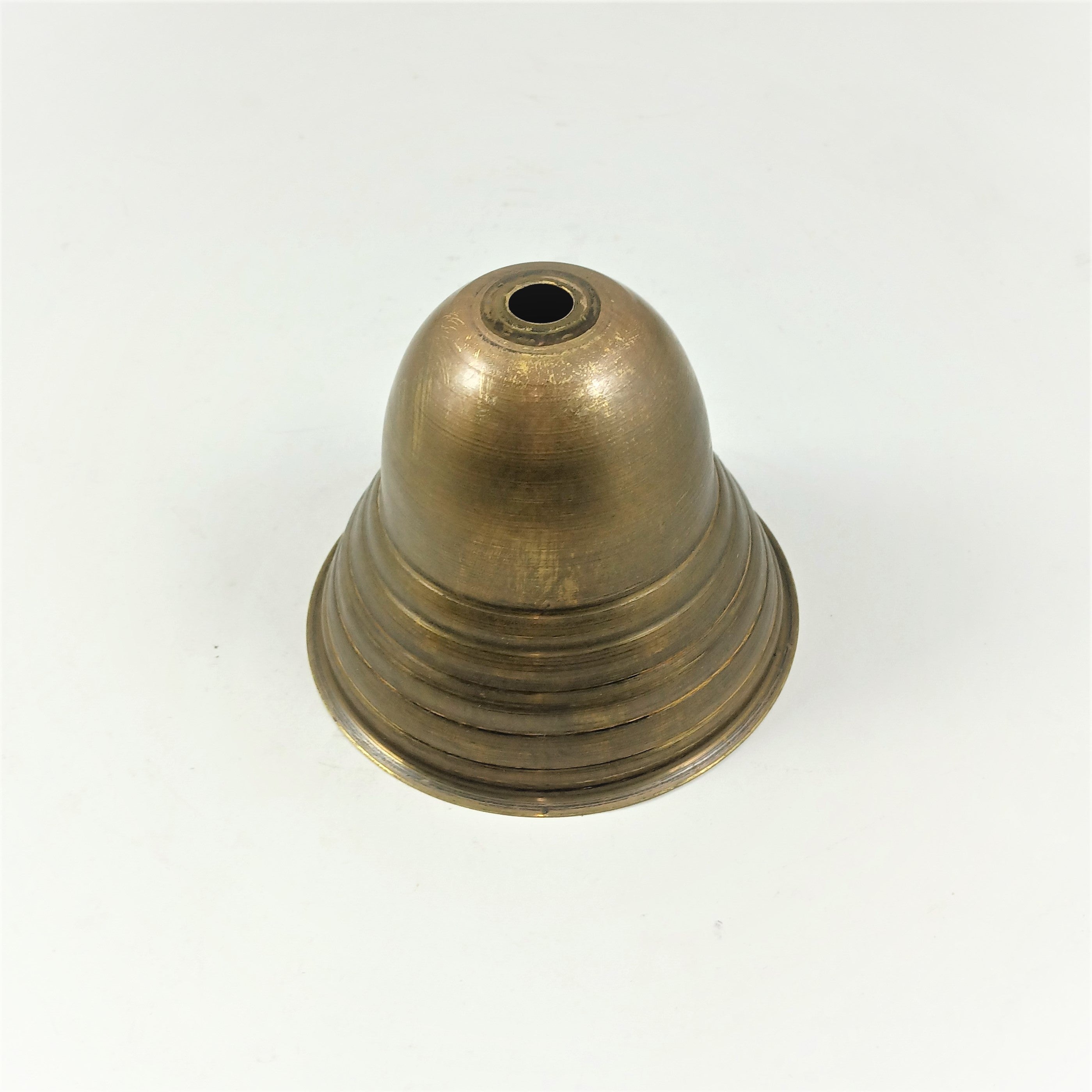 Bell Canopy - Unfinished Brass - 4" Diameter, 3-3/8"