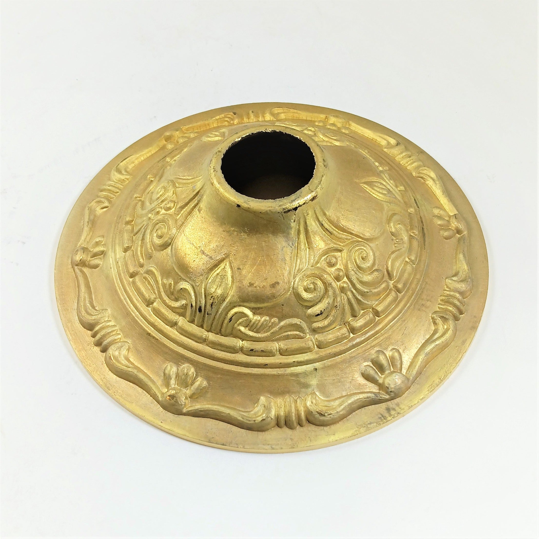 Canopy - Cast Brass Unfinished - 5-1/2" Diameter, 1-3/4" High, 1