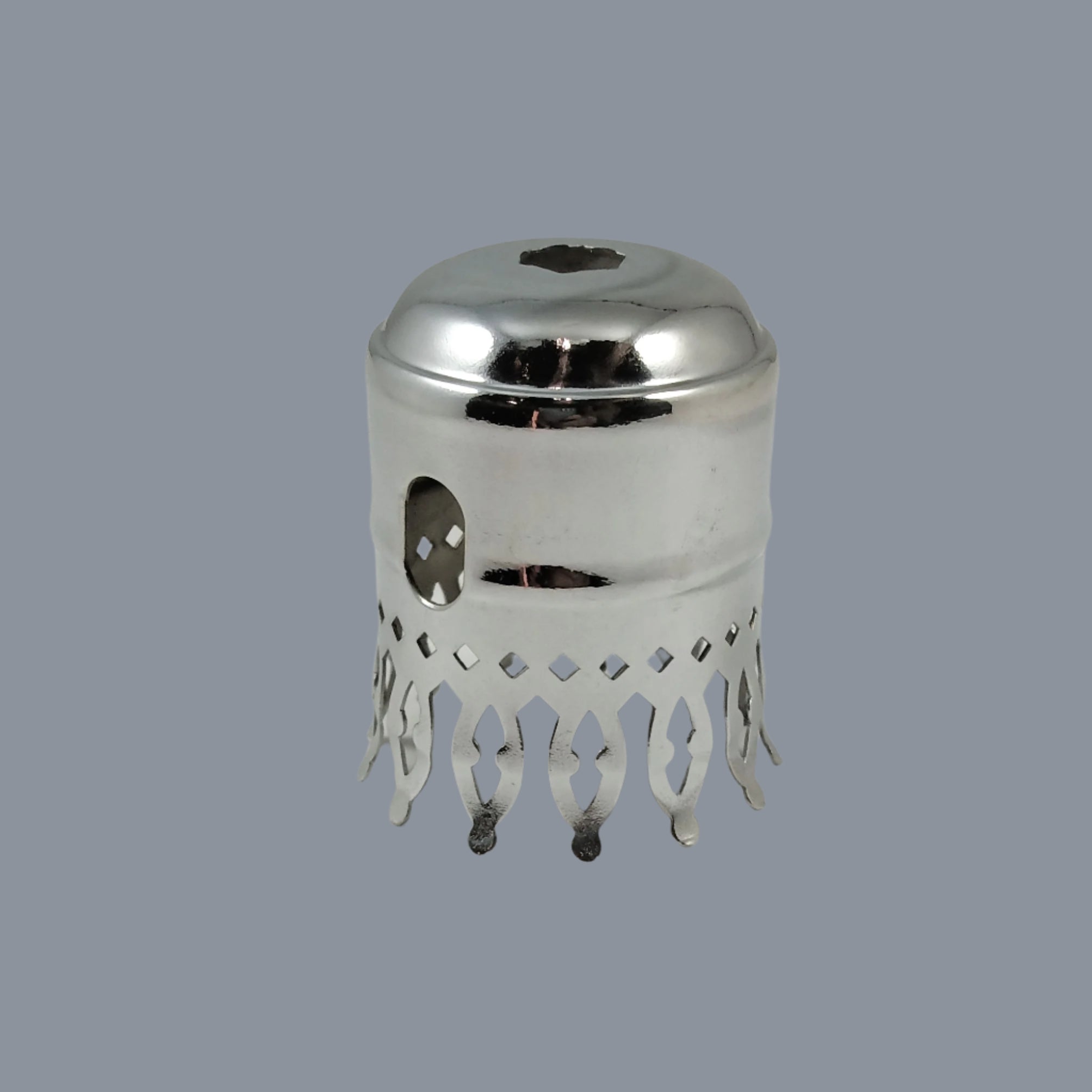 1-5/8" Brass Chimney Holder in Chrome