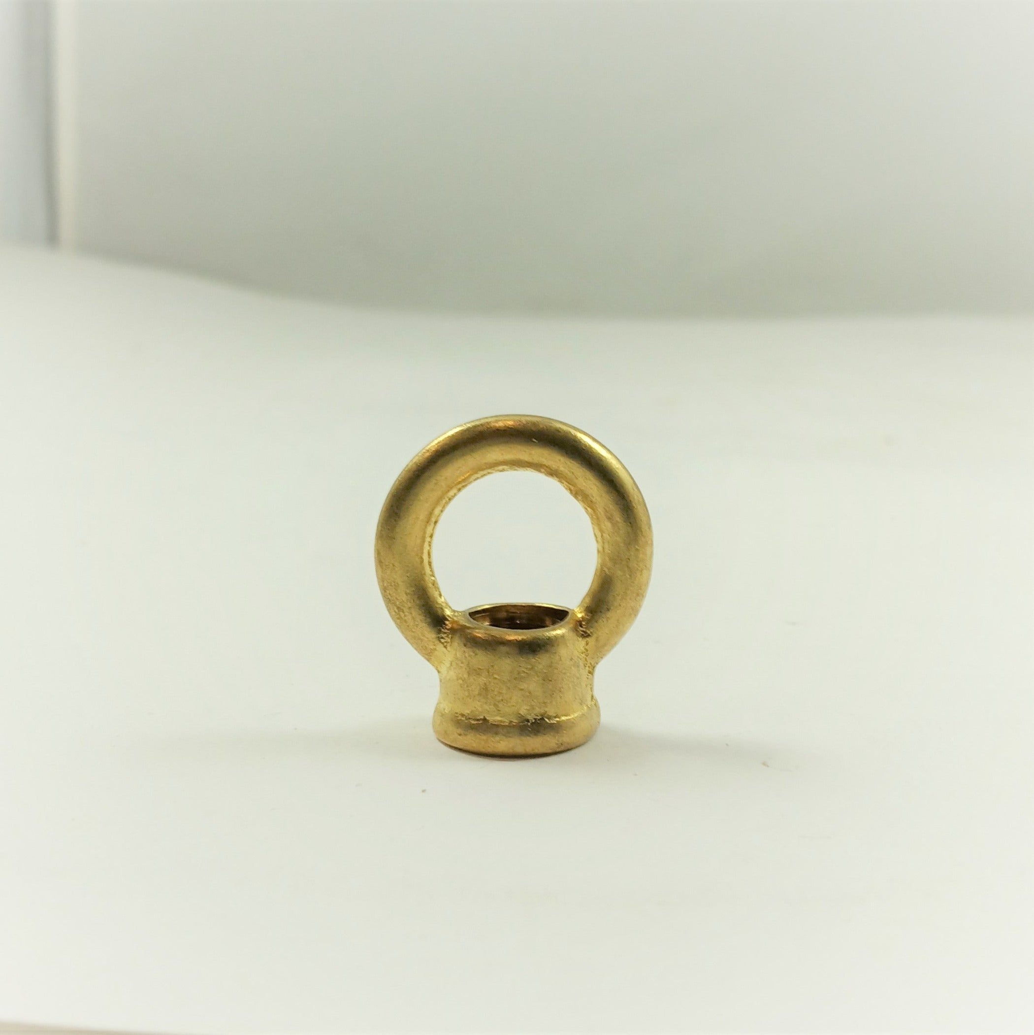 Threaded Lamp Loop Brass Loop with a Wireway and 1/8 IPS Threading – My Lamp Parts