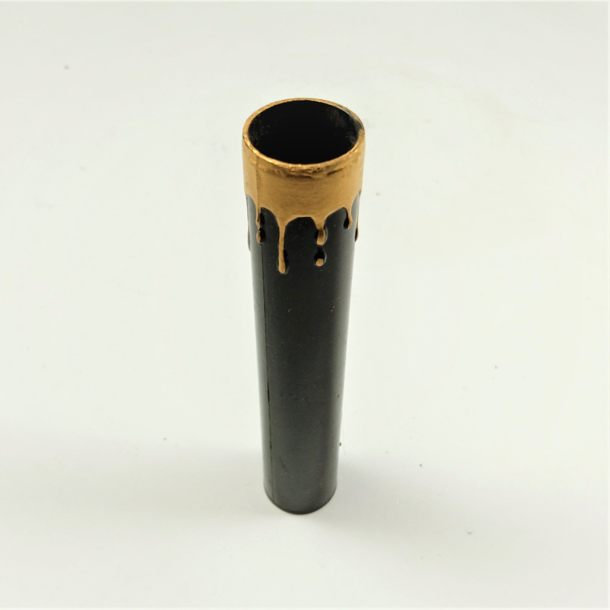 Black Candle Cover for Candelabra