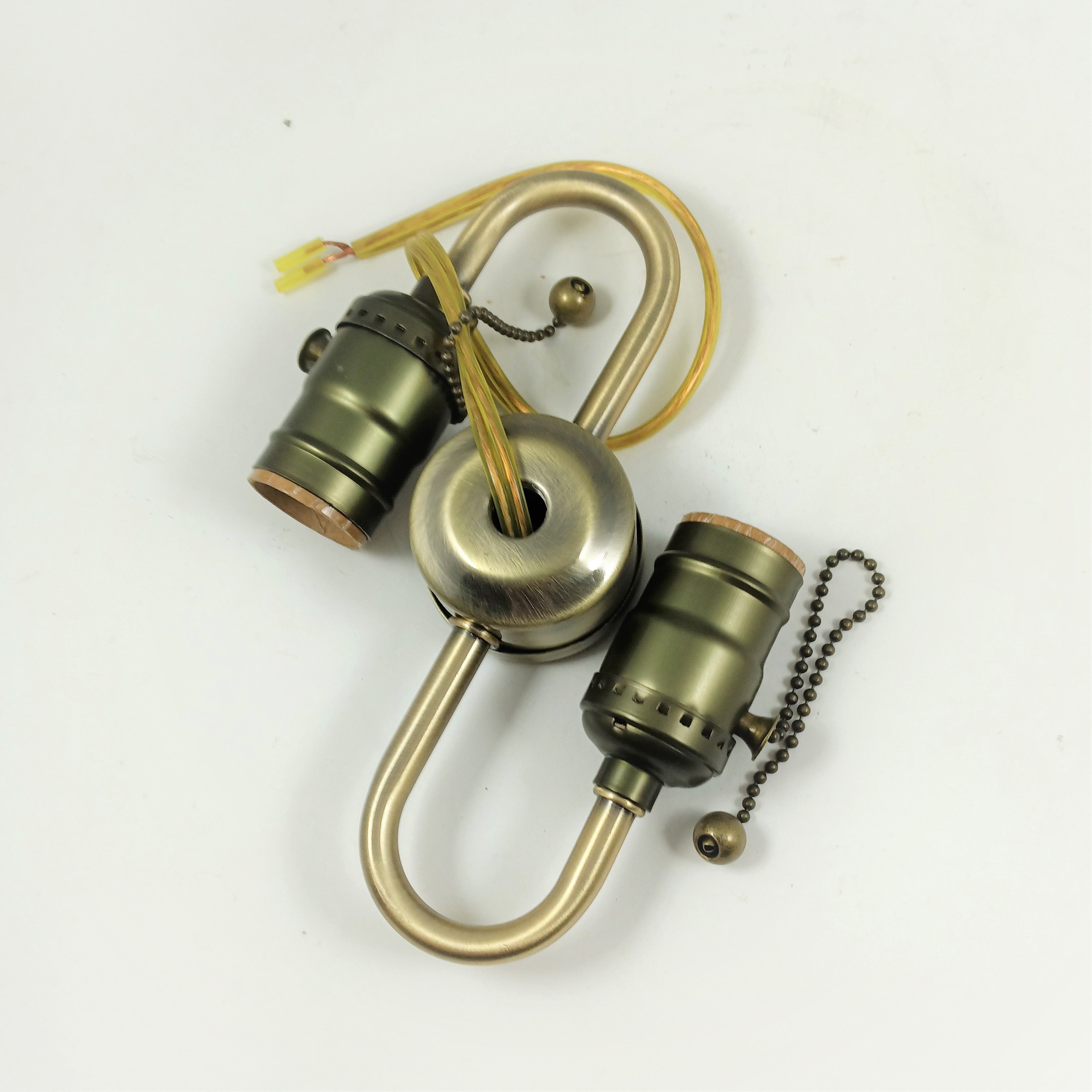 Antique Brass "S" Socket Cluster