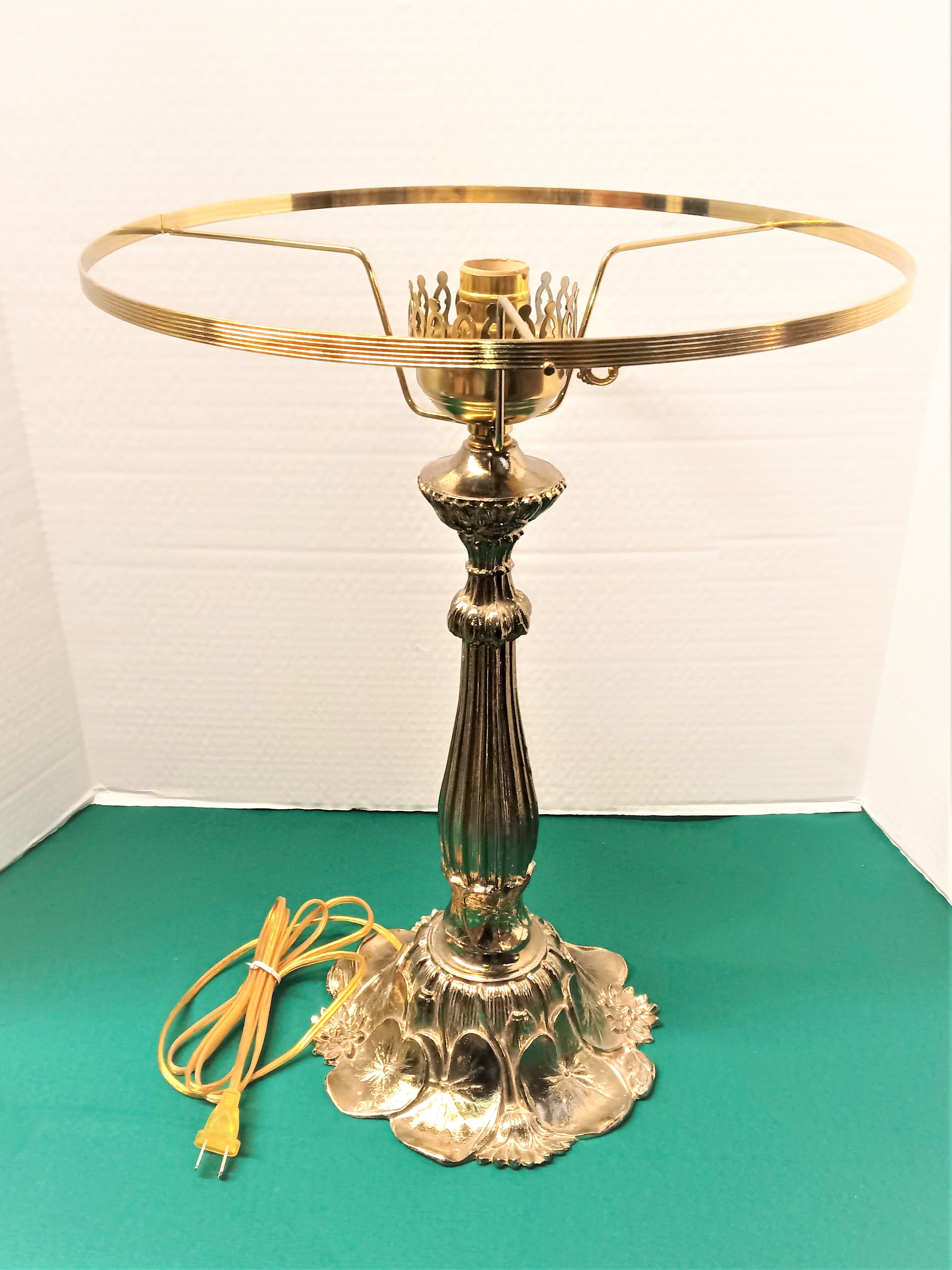 French Gold Lamp 19-3/8" ht.