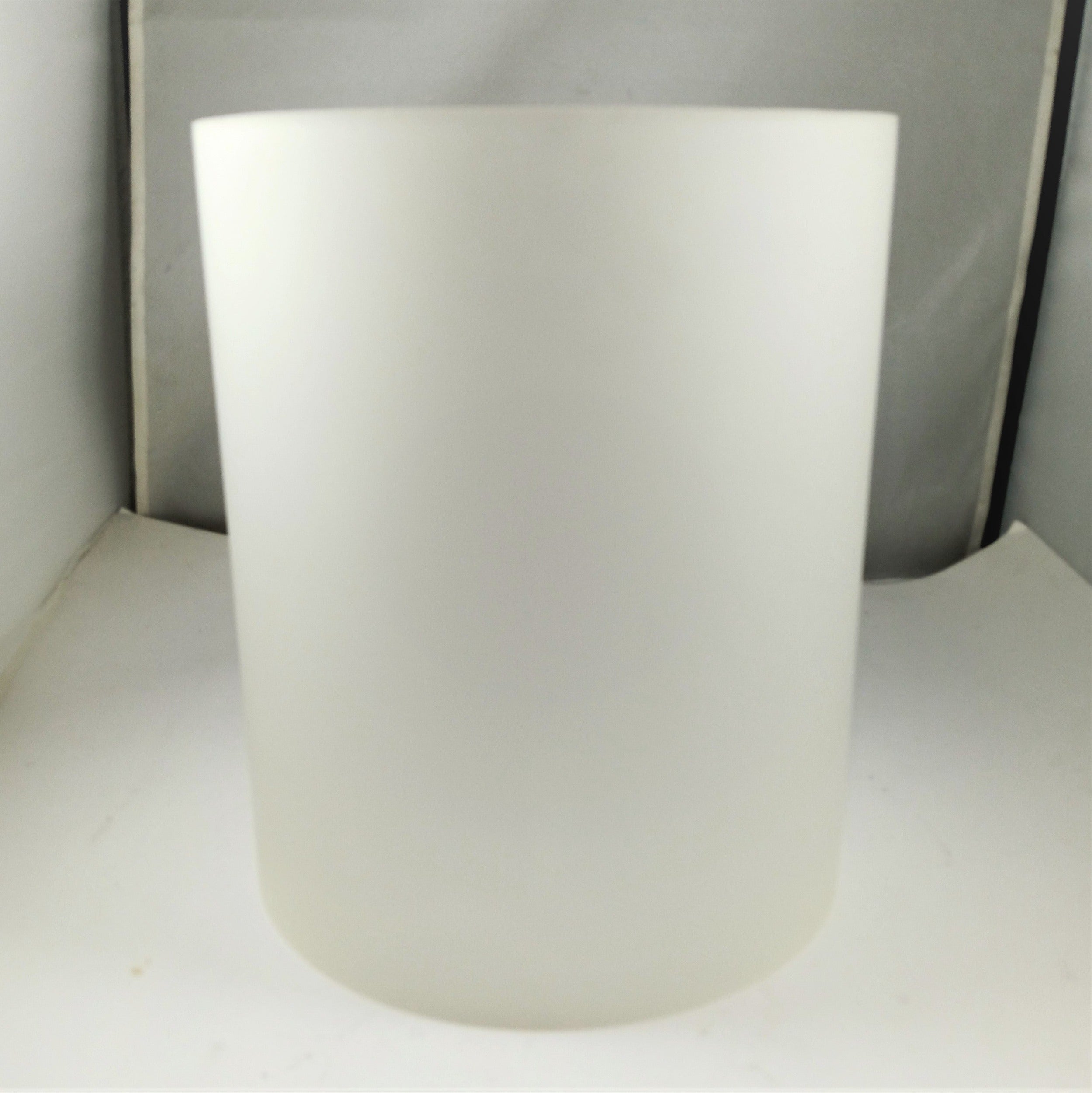 8" x 9-1/2" Frosted Cylinder - 3/16" Thick - Made in USA