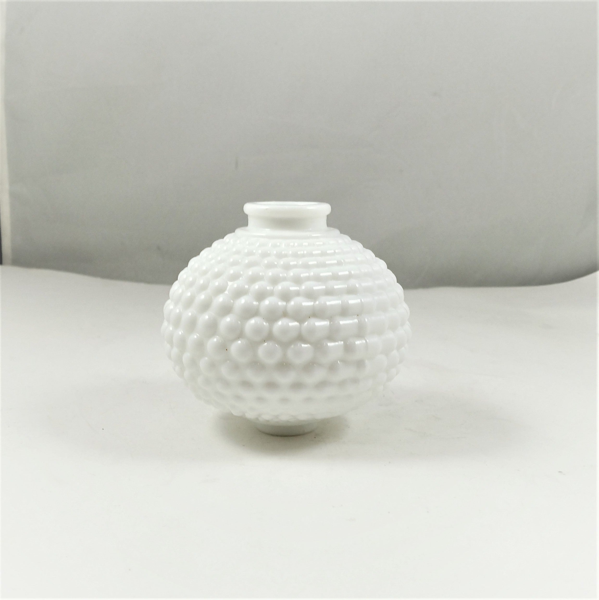 Decorative Glass Hobnail Fount for Small Table Lamp.