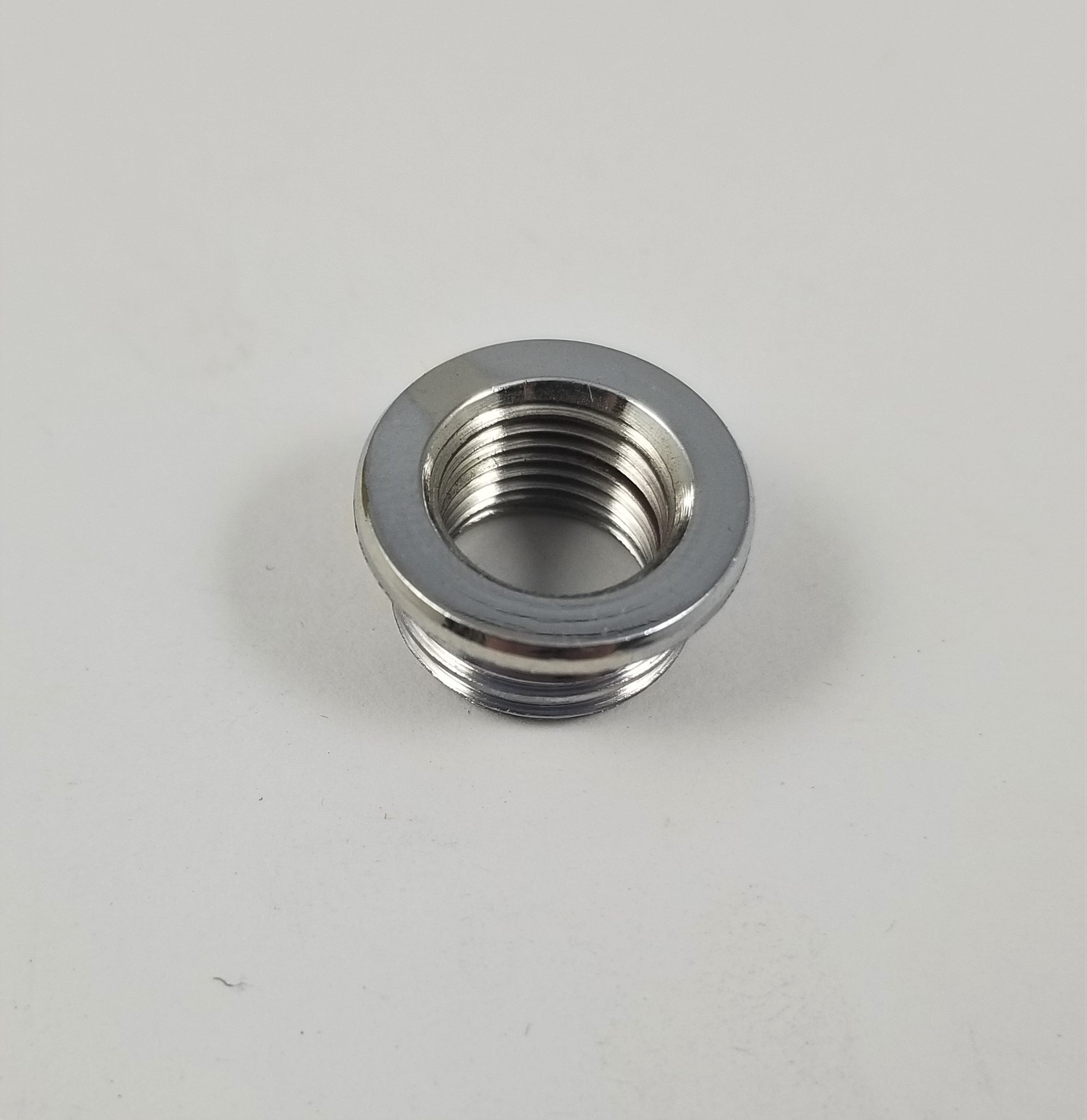 Regular Chrome Reducing Bushing - 1/4 IP M x 1/8 IP F