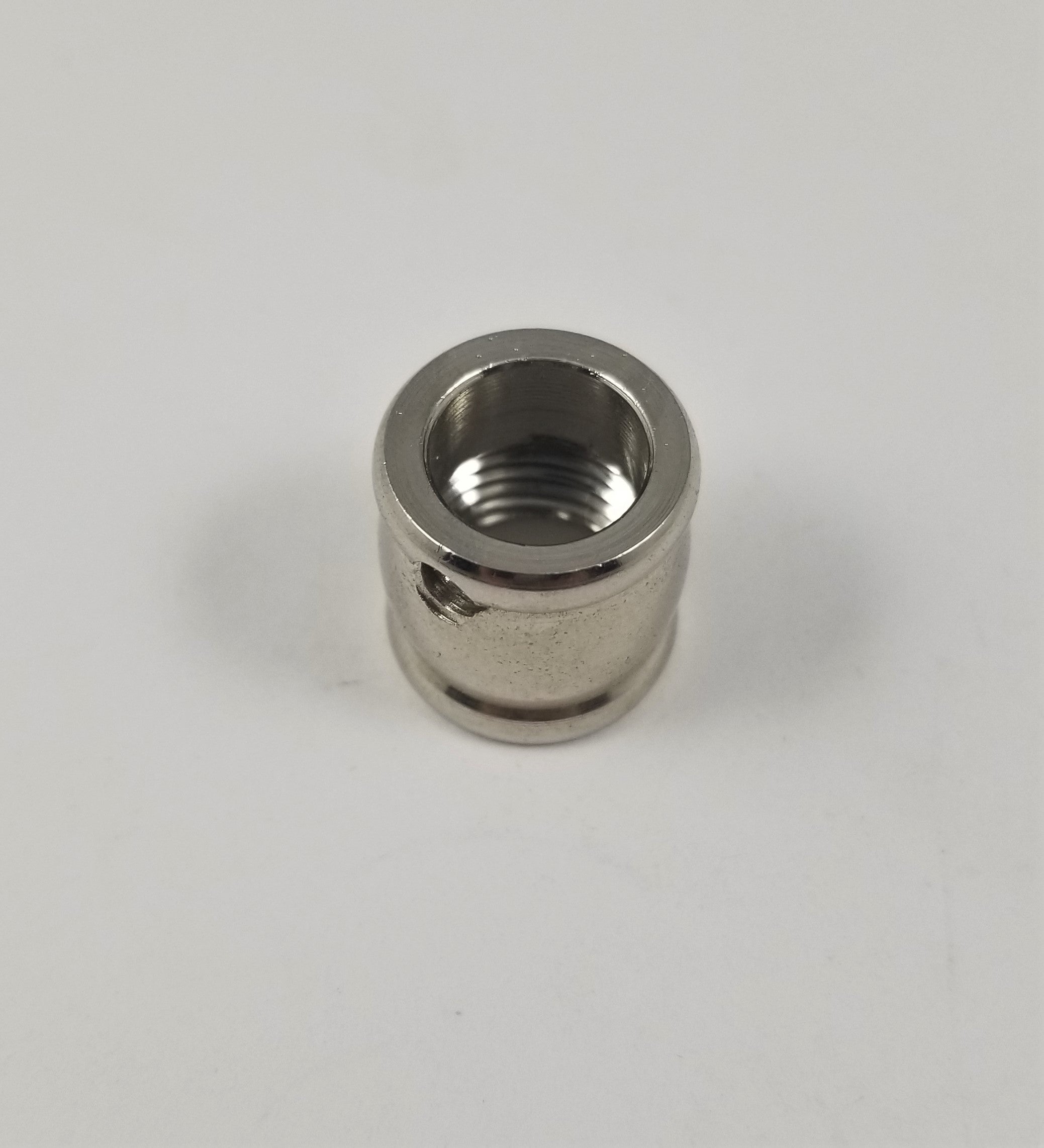 Chrome Coupling - Tapped 1/4 IP - slips 1/8 IP