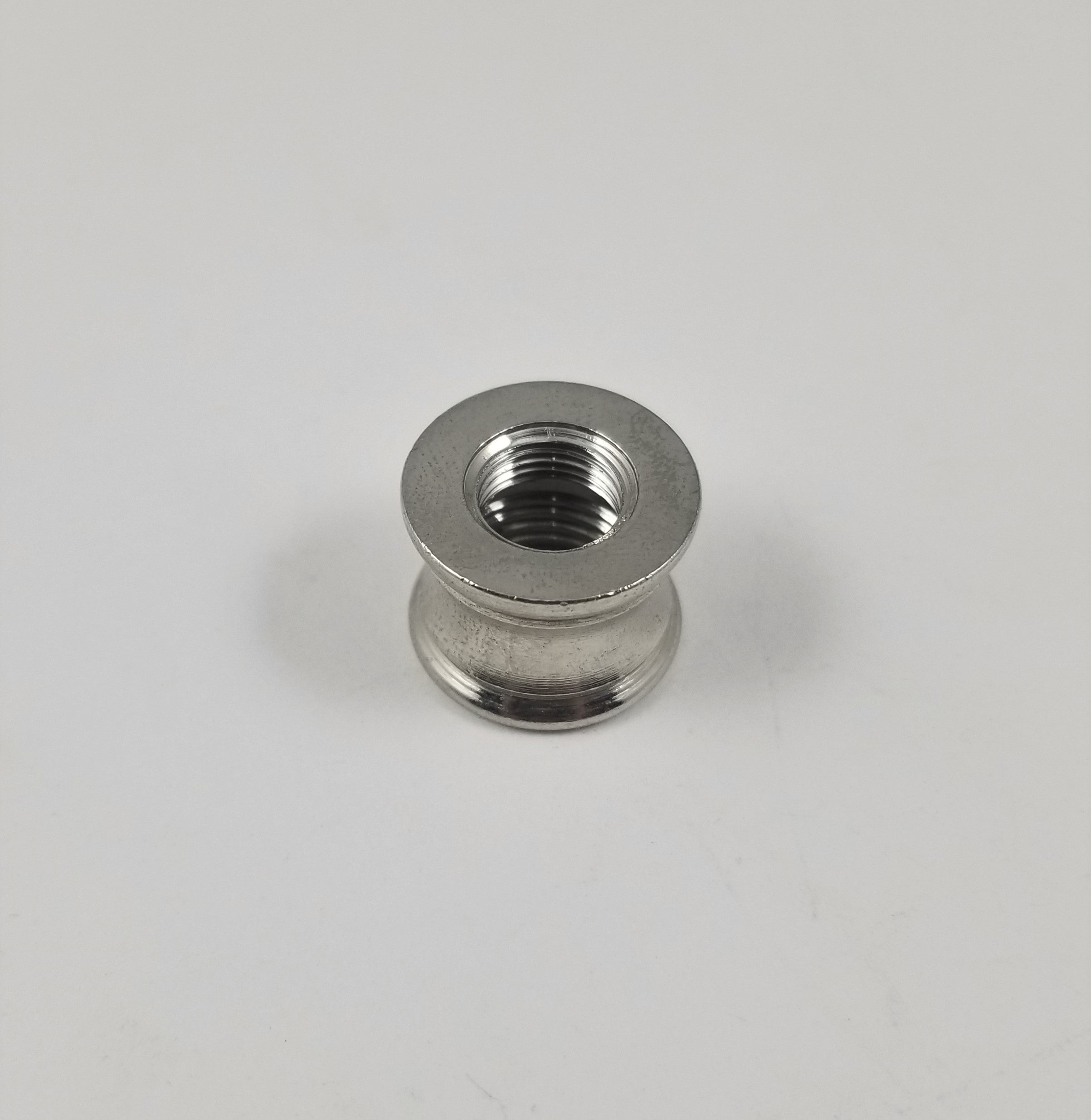 Chrome Plated Coupling - Tapped 1/8 IP F x 1/4 IP F