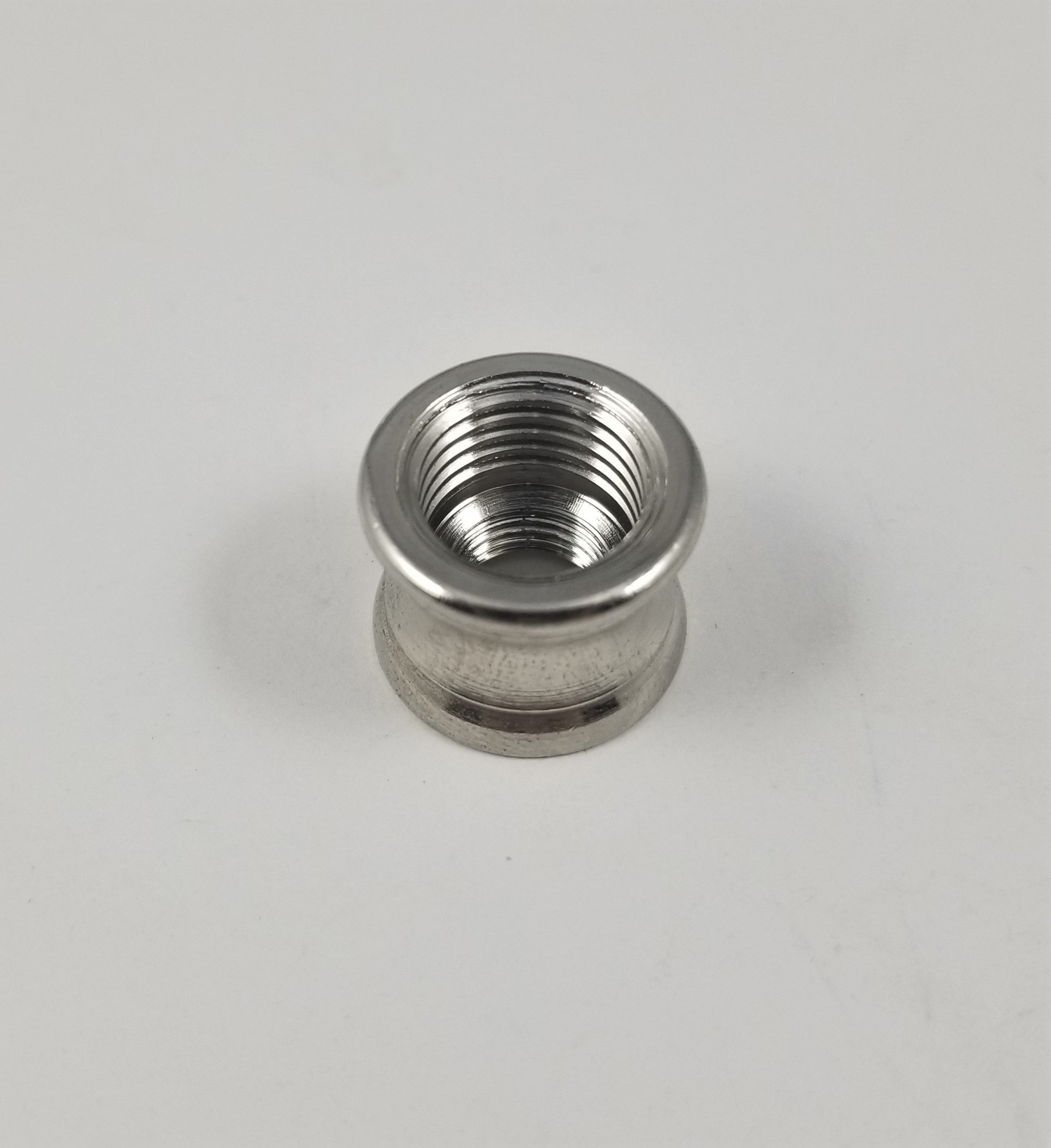 Chrome Plated Coupling - Tapped 1/8 IP F x 1/4 IP F