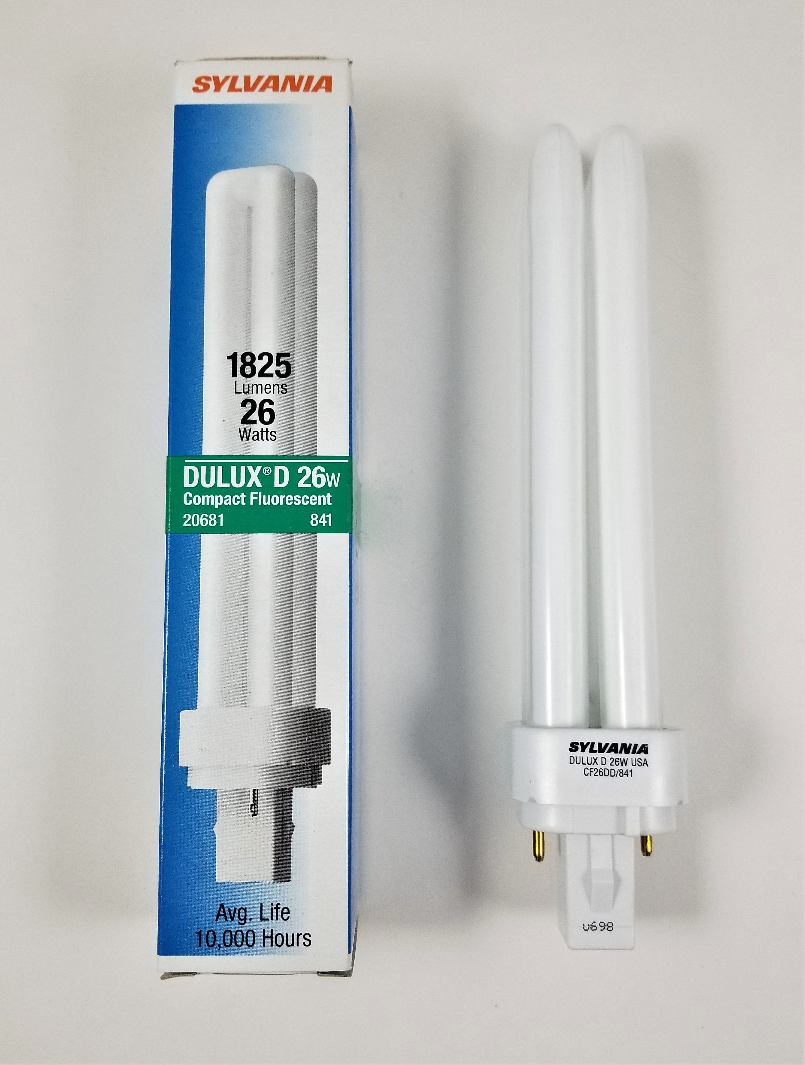 Sylvania Dulux D 26w Quad Tube Fluorescent Bulb