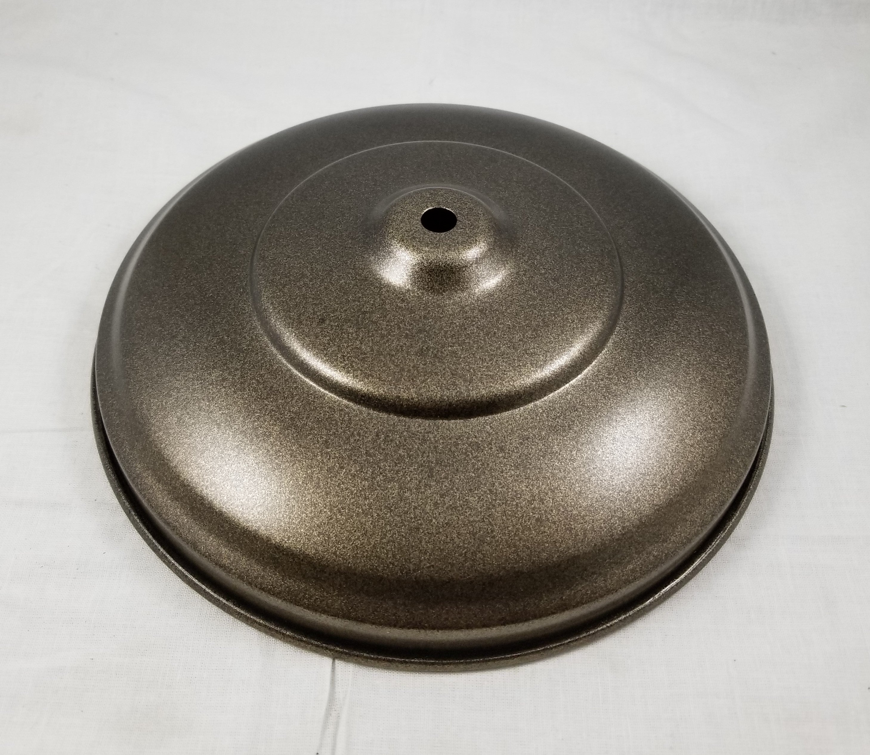 Large Canopy Pan or Base - Antique Brass Finish - 8" Diameter (see description more details)