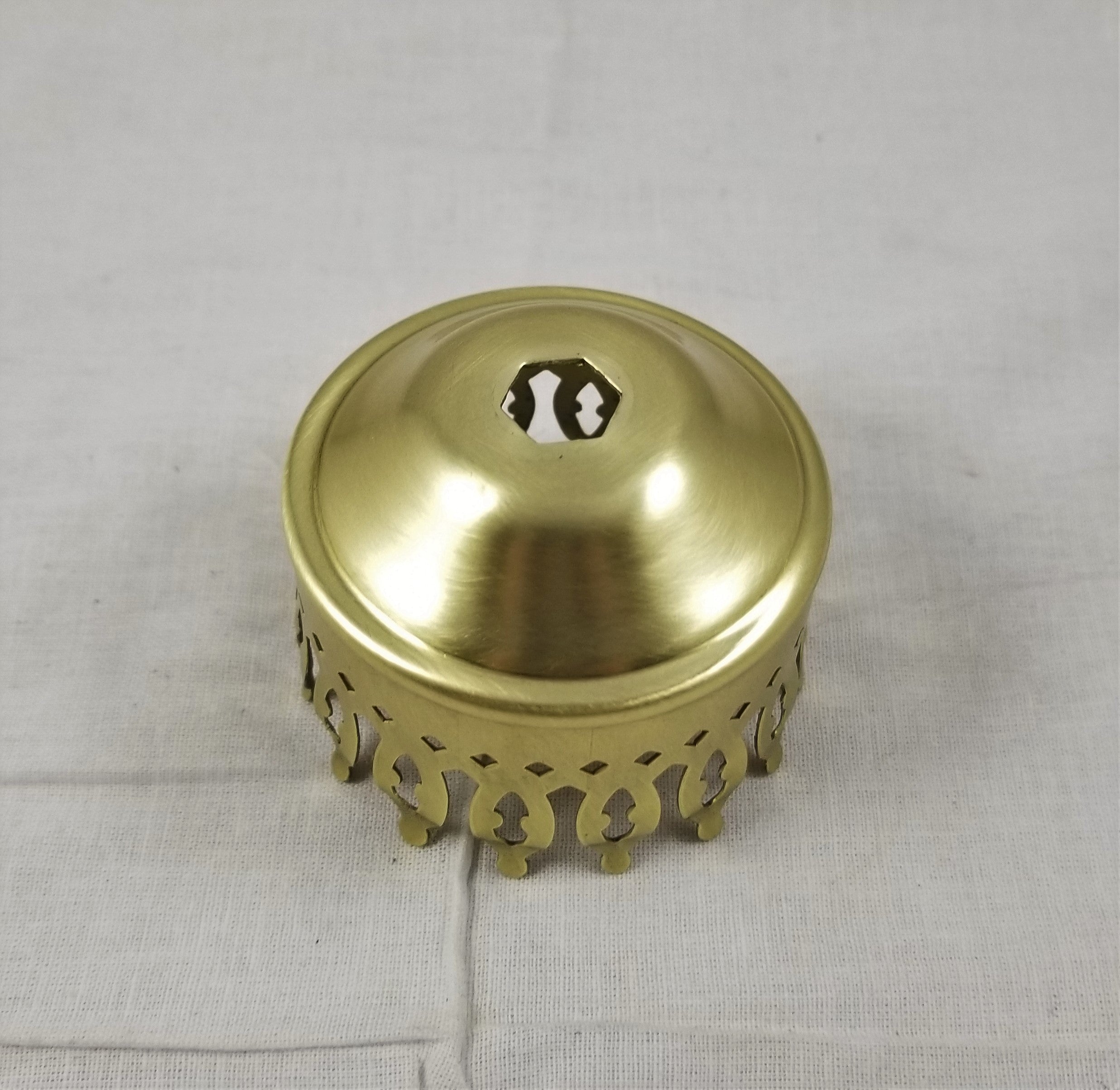 2-1/8" Brushed Brass Chimney Holder