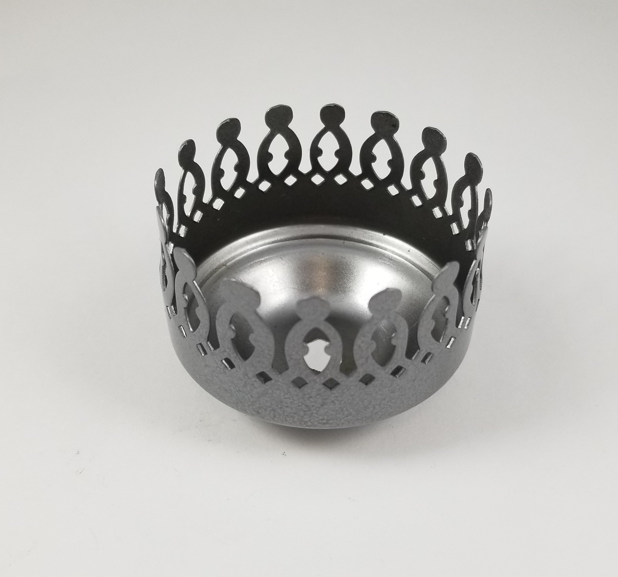 Steel - Pewter Finish - Chimney Holder for 2-5/8" Fitter