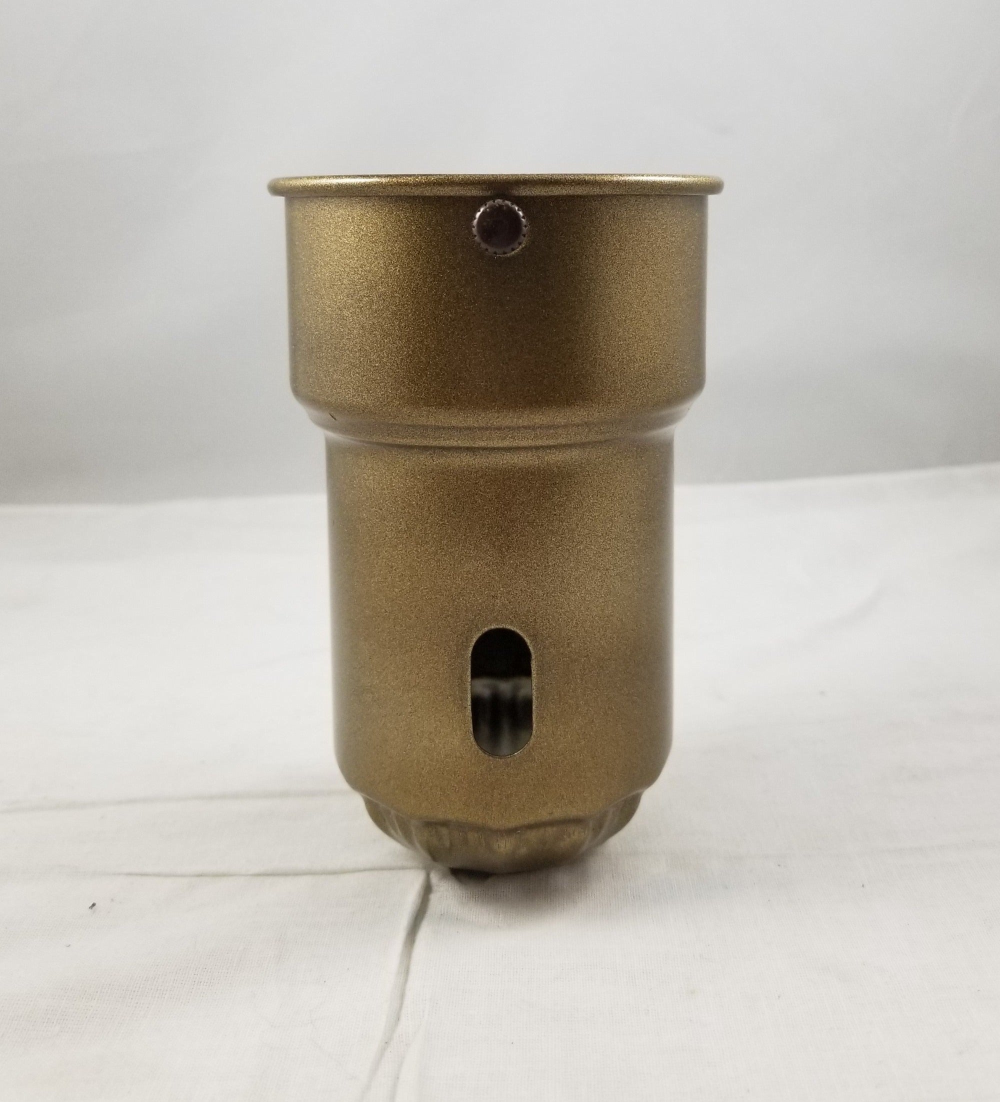Bronze Finish Antique Socket Cover with Switch Side Hole