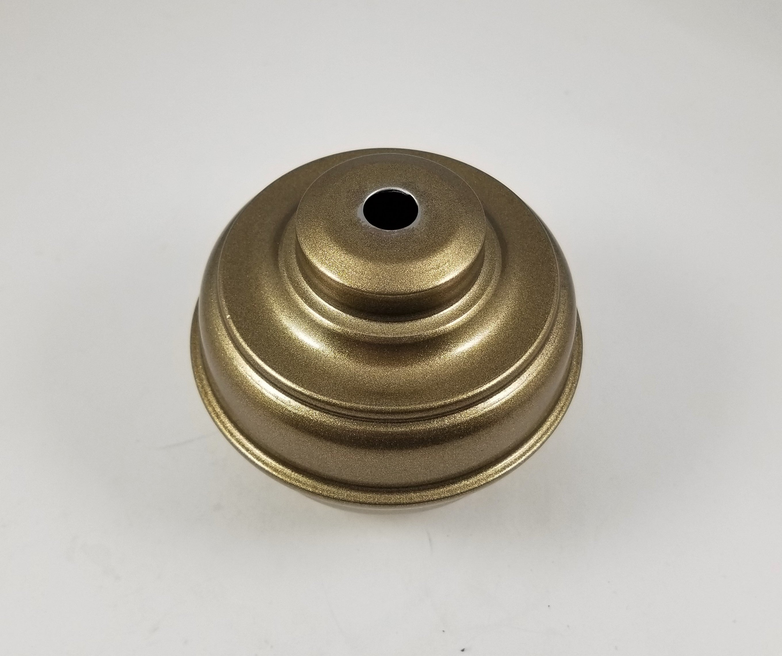 Antique Brass Fount - 3-3/4" Diameter - 3-1/2" High