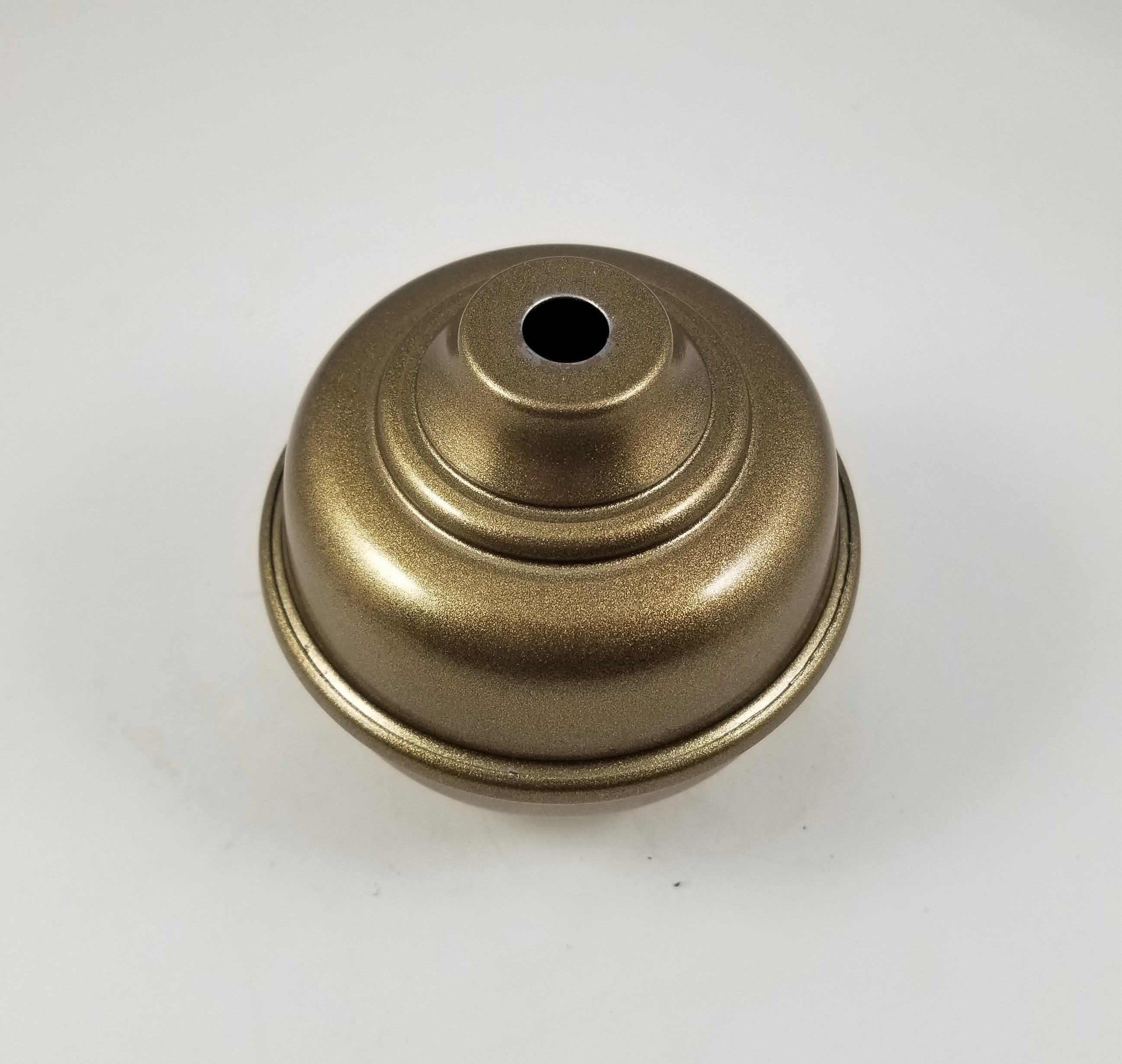 Antique Brass Fount - 3-3/4" Diameter - 3-1/2" High