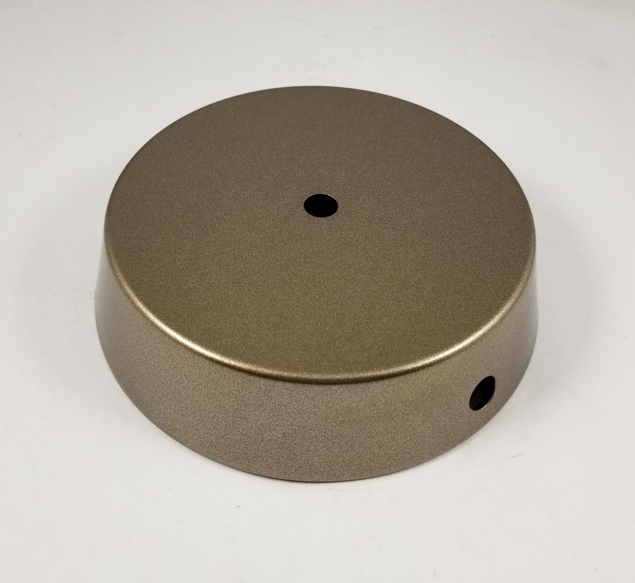 5" Steel Base - Antique Brass painted finish