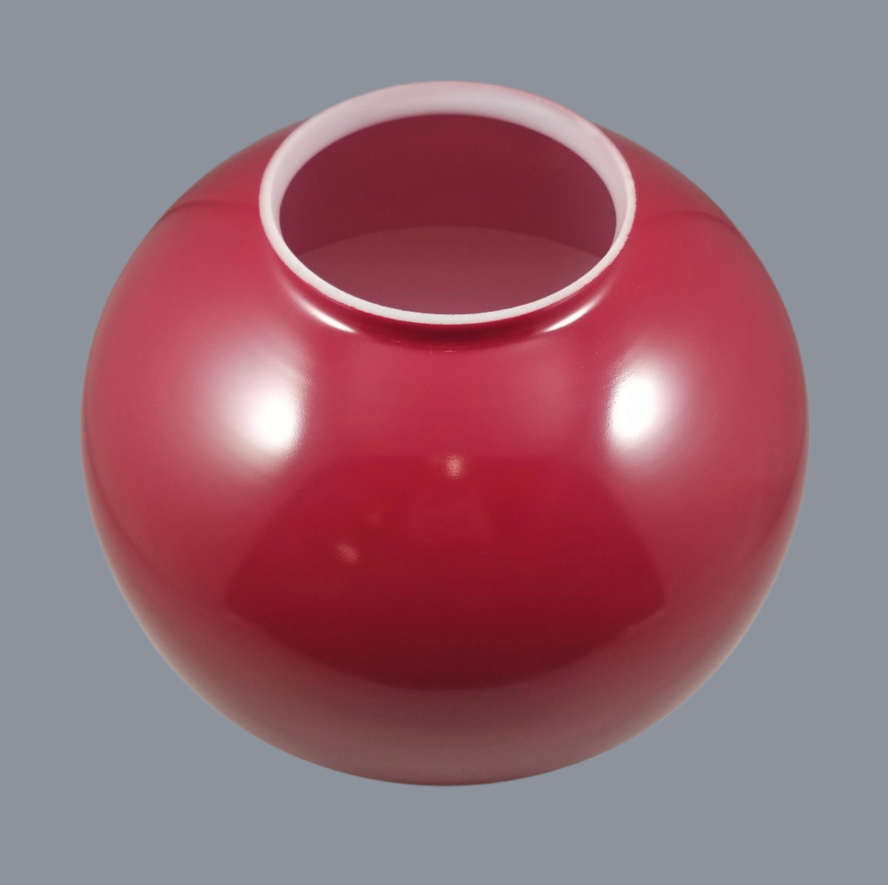 Solid Ruby Red Glass Student Shade.