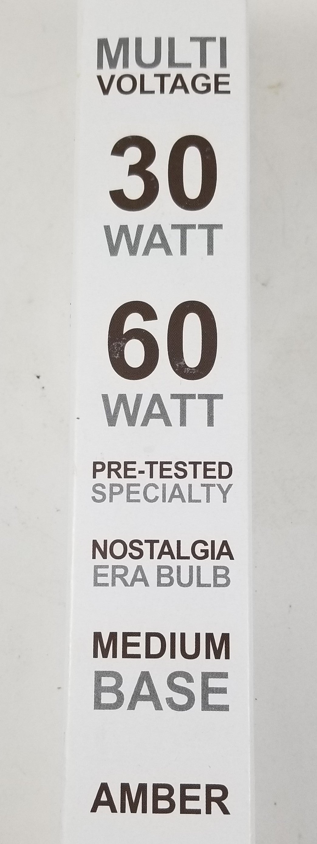 Multi Voltage, T-9 Amber Tubular Bulb - 7" Long - 120 Volt