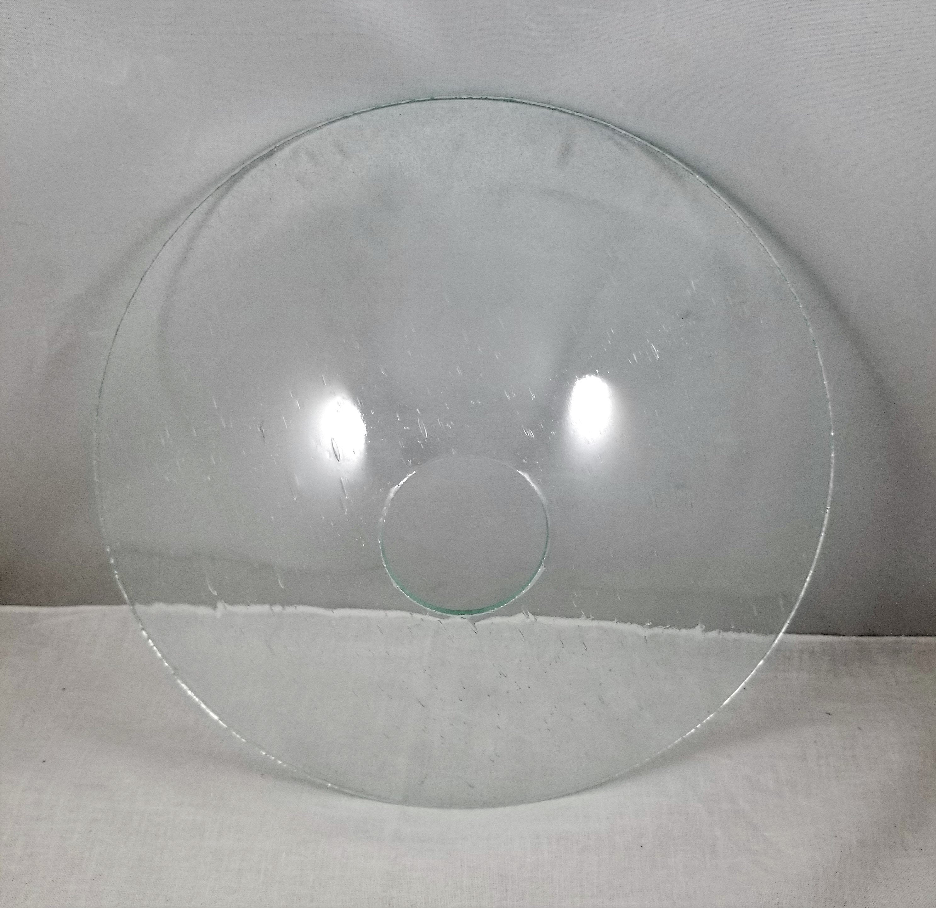 9-1/4" Clear Seedy Glass Pendant Shade